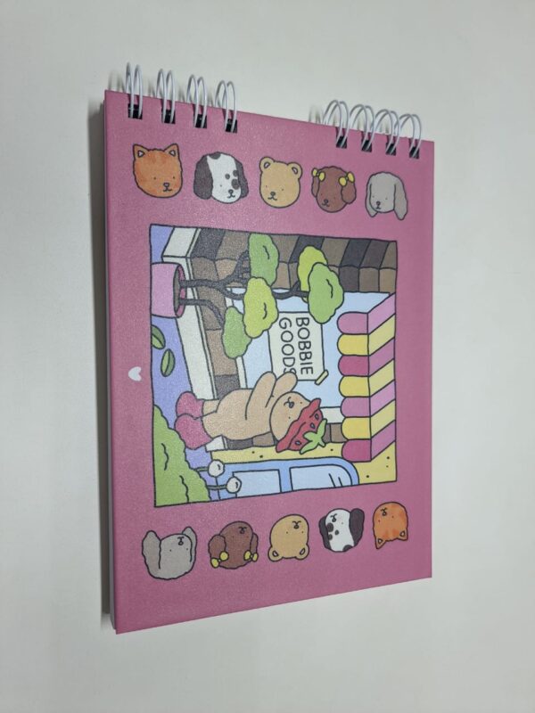Livro de Colorir Bobbie Goods, 50 Folhas, Rosa - Vol 3